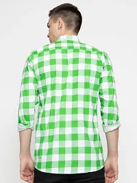 FREKMAN Casual Check Shirt Full Sleeve Shirt for Men with Pocket | Shirt for Men Casual-thumb1