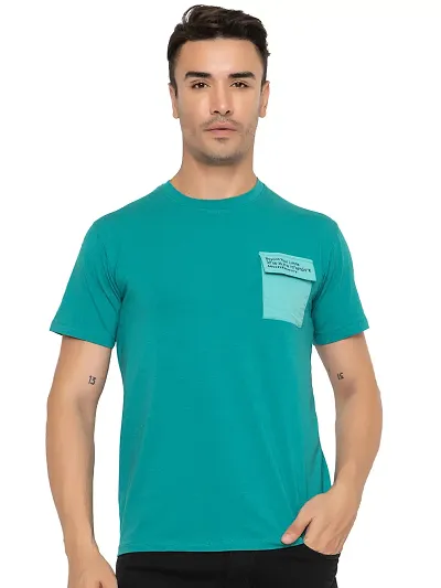 Comfortable Cotton Round Neck T-Shirt For Men