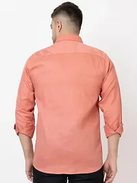 FREKMAN Men's Cotton Casual Regular Fit Front Stylish Striped Shirt for Men Full Sleeves Shirt-thumb2