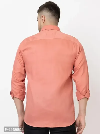 FREKMAN Men's Cotton Casual Regular Fit Front Stylish Striped Shirt for Men Full Sleeves Shirt-thumb3