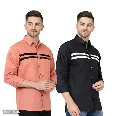 Trendy Wear Beach Style Shirts for Men Combo of 2