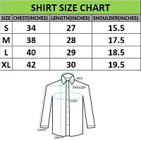 FREKMAN Men's Solid Slim Fit Cotton Casual Shirt with Spread Collar  Full Sleeves-thumb3