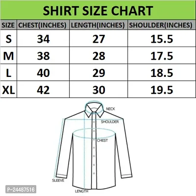 FREKMAN Men's Solid Slim Fit Cotton Casual Shirt with Spread Collar  Full Sleeves-thumb4