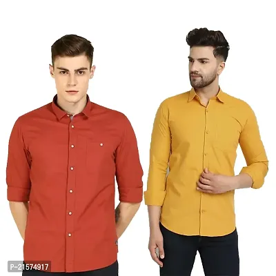 Trendy Wear Beach Style Shirts for Men Combo of 2