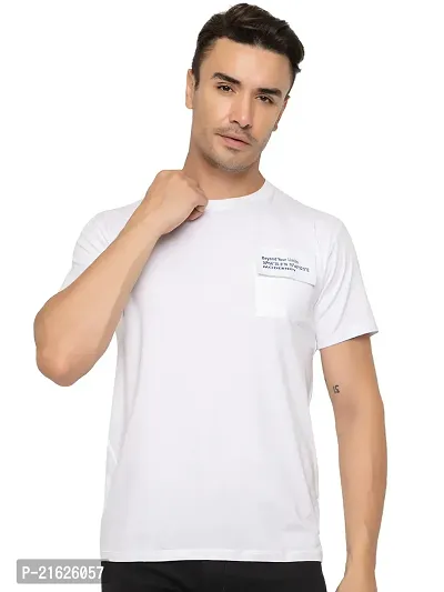 Comfortable White Cotton Tees For Men