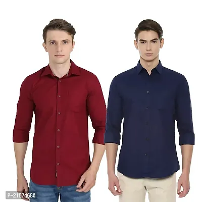 Trendy Wear Beach Style Shirts for Men Combo of 2