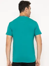 Comfortable Blue Cotton Tees For Men-thumb1