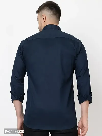 FREKMAN Men's Designer Double Pocket with Print (Palm Angel) Full Sleeves, Regular fit Shirt-thumb4