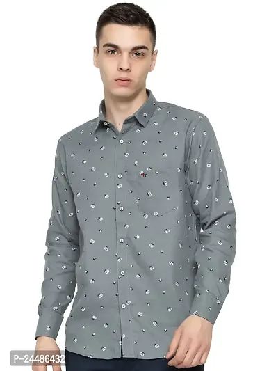 FREKMAN Casual Shirt for Men with Pocket|| Shirt for Men|| Men Stylish Shirt || Men Printed Shirt Full Sleeves-thumb0