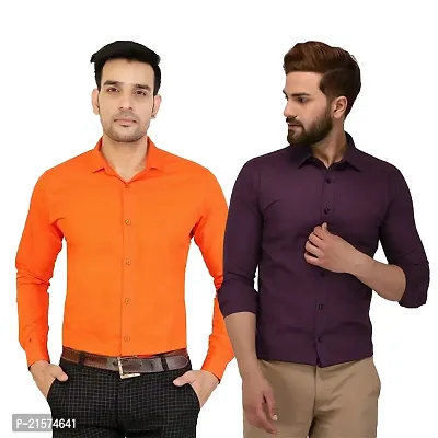 Trendy Wear Beach Style Shirts for Men Combo of 2-thumb0