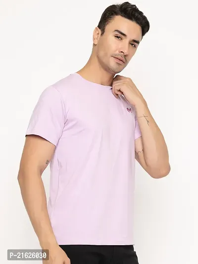 Comfortable Peach Cotton Tees For Men-thumb4