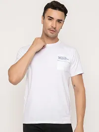 Comfortable White Cotton Tees For Men-thumb4