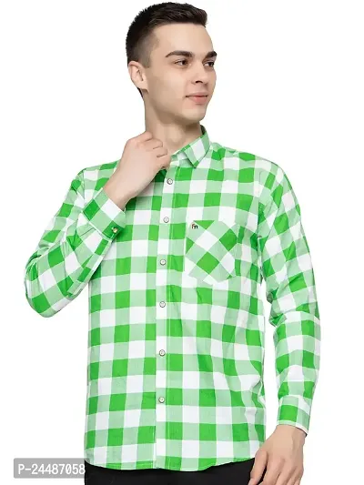FREKMAN Casual Check Shirt Full Sleeve Shirt for Men with Pocket | Shirt for Men Casual-thumb0