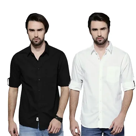 Trendy Wear Beach Style Shirts for Men Combo of 2