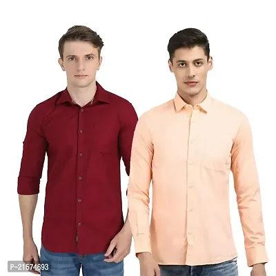 Trendy Wear Beach Style Shirts for Men Combo of 2