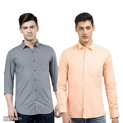 Trendy Wear Beach Style Shirts for Men Combo of 2