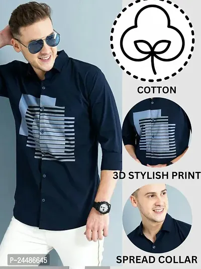 FREKMAN Casual Shirt for Men|| Shirt for Men|| Men 3D Stylish Shirt || Men Printed Shirt-thumb2