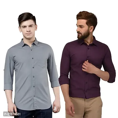 Trendy Wear Beach Style Shirts for Men Combo of 2