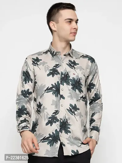 Stylish Multicoloured Cotton Printed Casual Shirt For Men
