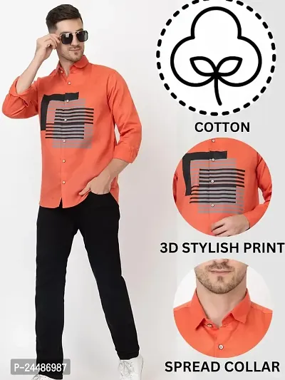 FREKMAN Casual Shirt for Men|| Shirt for Men|| Men 3D Stylish Shirt || Men Printed Shirt-thumb2