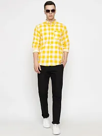 FREKMAN Casual Check Shirt Full Sleeve Shirt for Men with Pocket | Shirt for Men Casual-thumb3