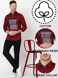 FREKMAN Casual Shirt for Men|| Shirt for Men|| Men 3D Stylish Shirt || Men Printed Shirt-thumb3