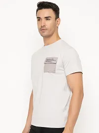 Comfortable Grey Cotton Tees For Men-thumb3