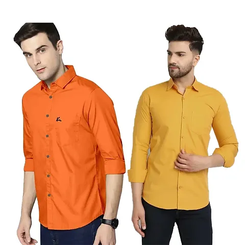 Trendy Wear Beach Style Shirts for Men Combo of 2