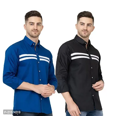 Trendy Wear Beach Style Shirts for Men Combo of 2