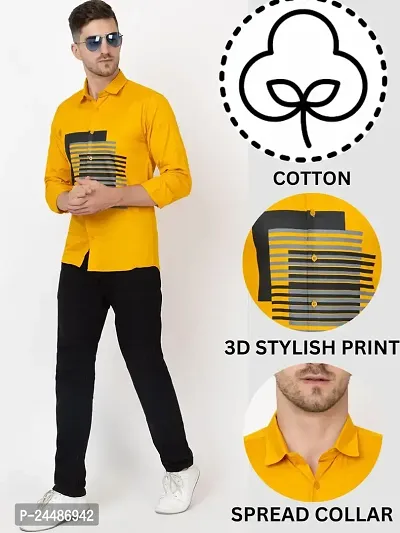 FREKMAN Casual Shirt for Men|| Shirt for Men|| Men 3D Stylish Shirt || Men Printed Shirt-thumb2