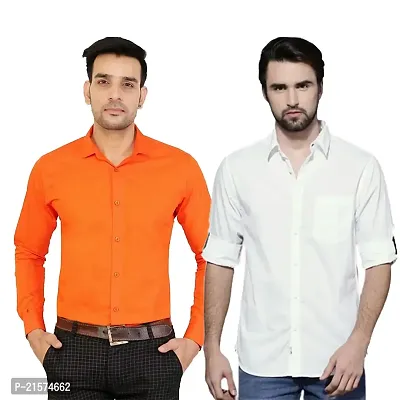 Trendy Wear Beach Style Shirts for Men Combo of 2-thumb0