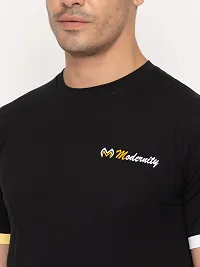 Comfortable Black Cotton Tees For Men-thumb4