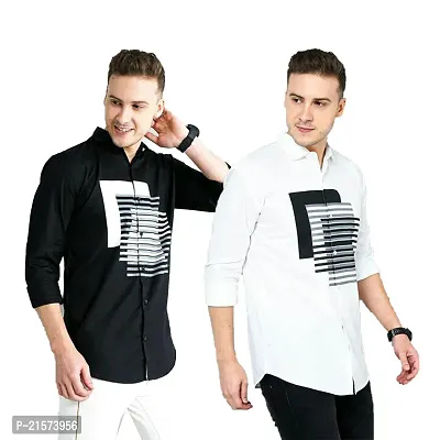 Trendy Wear Beach Style Shirts for Men Combo of 2