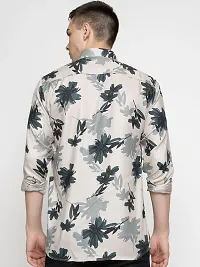 FREKMAN Men's Full Sleeve Hawaiian Shirt Tropical Print Casual Button Down Aloha Shirt-thumb4