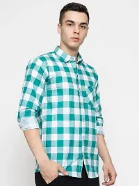 FREKMAN Casual Check Shirt Full Sleeve Shirt for Men with Pocket | Shirt for Men Casual-thumb2