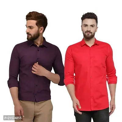 Trendy Wear Beach Style Shirts for Men Combo of 2