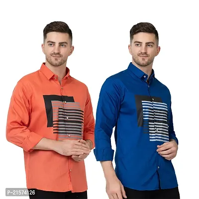 Trendy Wear Beach Style Shirts for Men Combo of 2