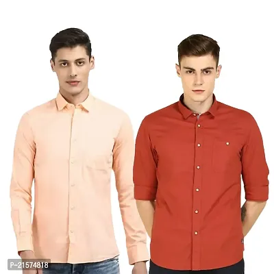 Trendy Wear Beach Style Shirts for Men Combo of 2