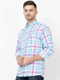 FREKMAN Checked Shirt for Men | Checks Shirt for Men Stylish | Men Check Shirt Full Sleeve | Full Sleeve Shirt-thumb1