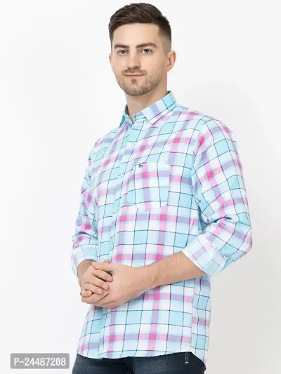 FREKMAN Checked Shirt for Men | Checks Shirt for Men Stylish | Men Check Shirt Full Sleeve | Full Sleeve Shirt-thumb2