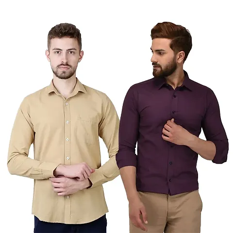 Trendy Wear Beach Style Shirts for Men Combo of 2