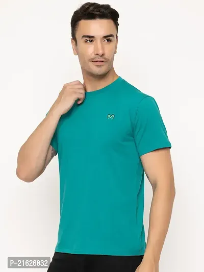 Comfortable Blue Cotton Tees For Men-thumb4