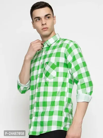 FREKMAN Casual Check Shirt Full Sleeve Shirt for Men with Pocket | Shirt for Men Casual-thumb5