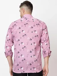 FREKMAN Men's Pure Cotton Floral Print Casual Full Sleeve Shirt-thumb3