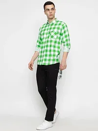 FREKMAN Casual Check Shirt Full Sleeve Shirt for Men with Pocket | Shirt for Men Casual-thumb2