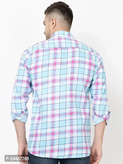 FREKMAN Checked Shirt for Men | Checks Shirt for Men Stylish | Men Check Shirt Full Sleeve | Full Sleeve Shirt-thumb3