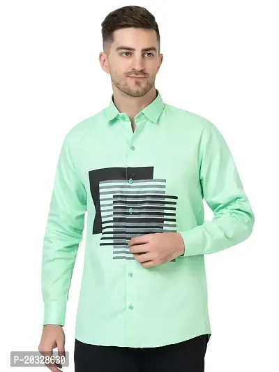 Stylish Cotton Long Sleeves Shirt For Men-thumb0