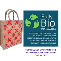 Eco Friendly Multipurpose Jute Bag  with Reinforced Handles Pack Of 2-thumb2