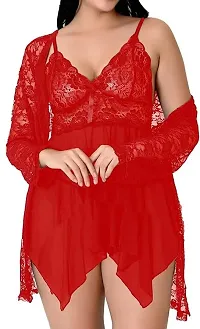 Naryani Devi  Enterprises Self Design Babydoll-thumb2