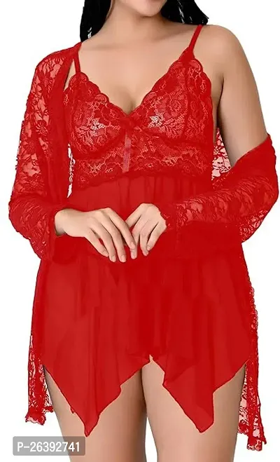 Naryani Devi  Enterprises Self Design Babydoll-thumb3